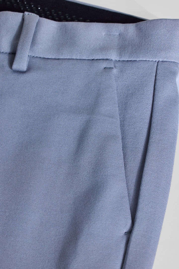 Light Blue Slim Fit Trousers