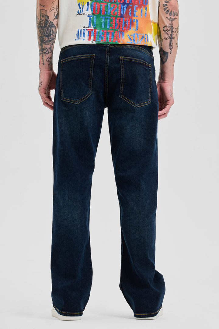 Navy Bootcut Jeans