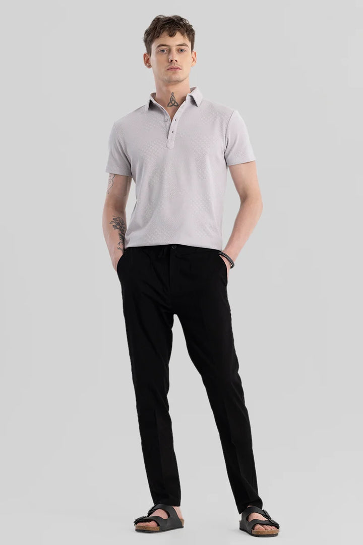 Nova Black Linen Blend Trouser