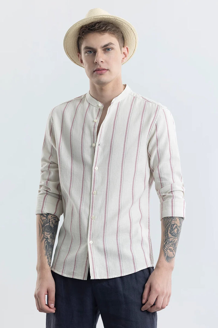 Gianluca Pink Stripe Shirt