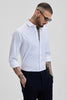 White Slim Fit Stretch Shirt