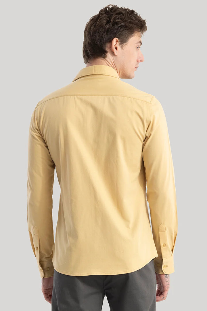 Ulrik Yellow Plain Shirt