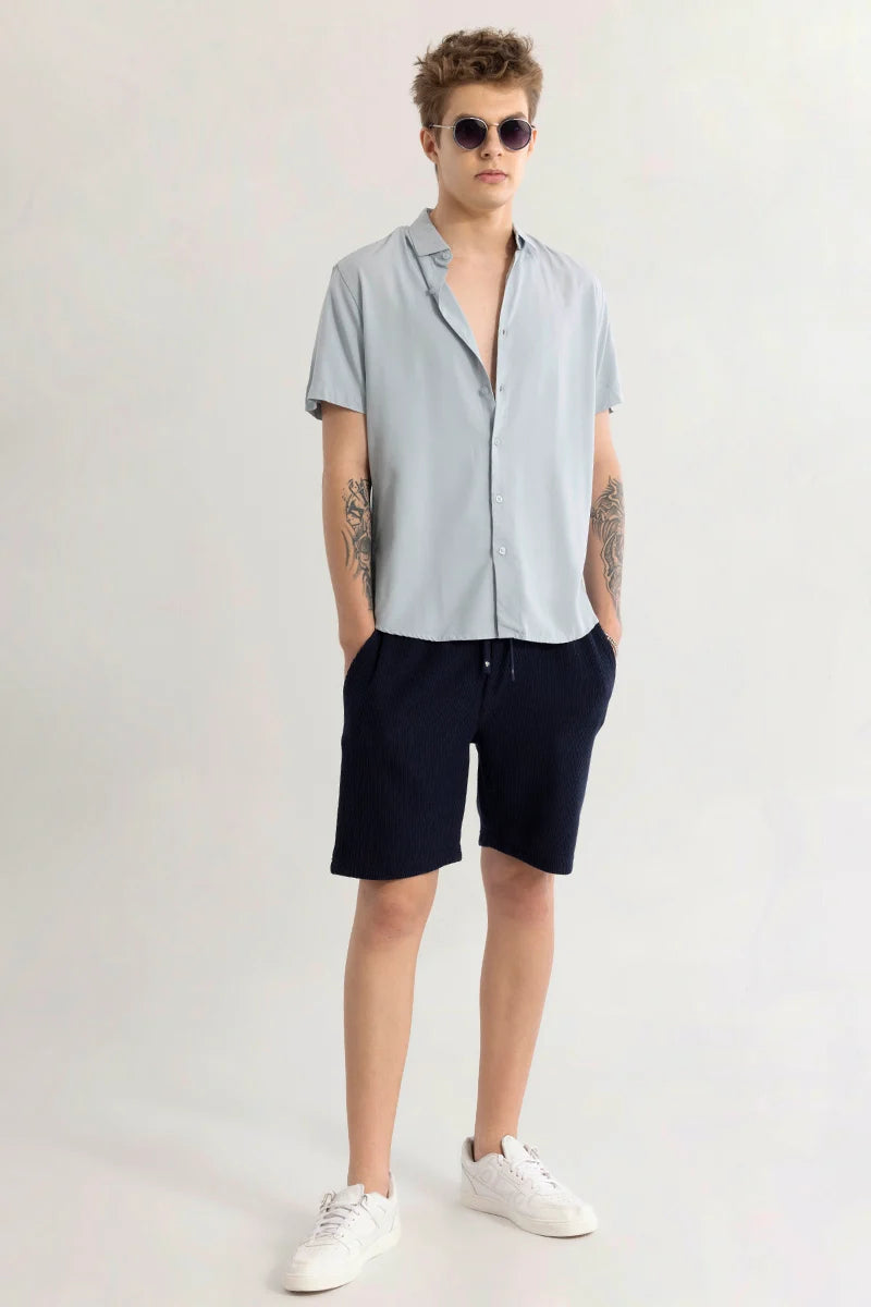 Breezeform Cloud Grey Plain Shirt