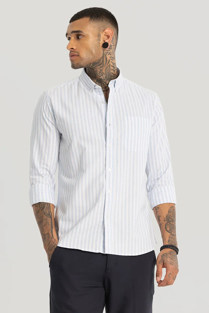 Light Blue Oxford Stripes shirt