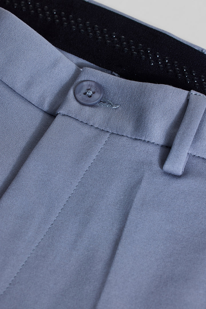 Light Blue Slim Fit Trousers