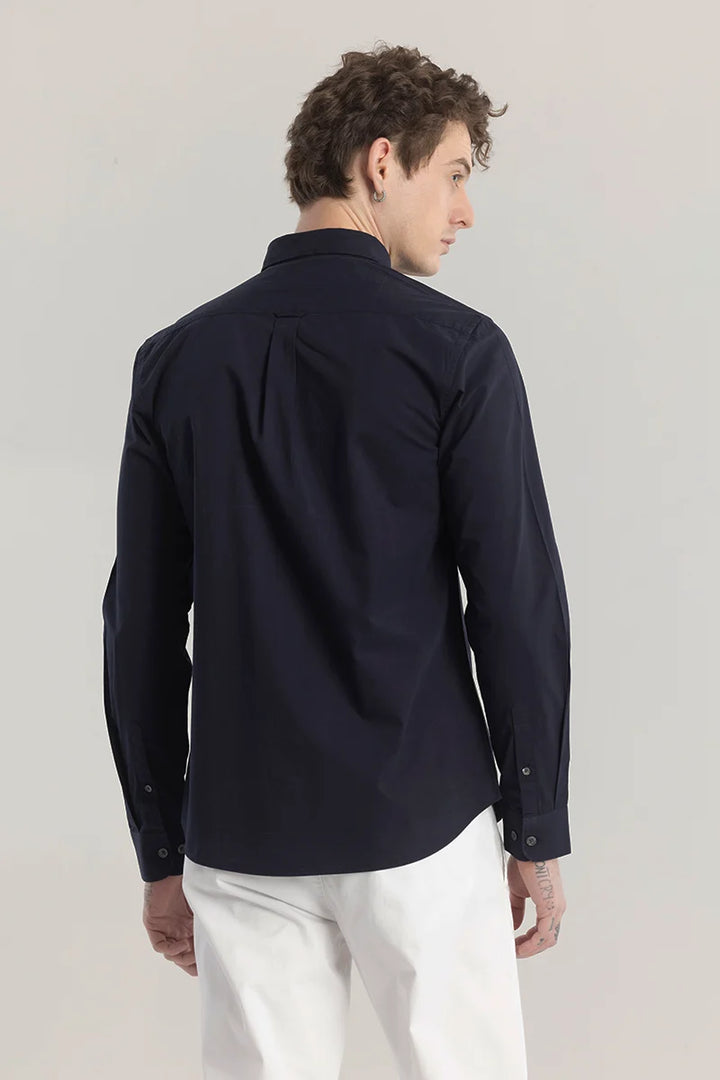 Shirtique Navy Shirt