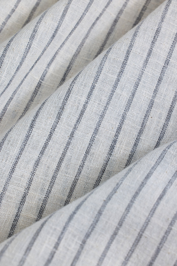 Grey Cuban Stripes Shirt