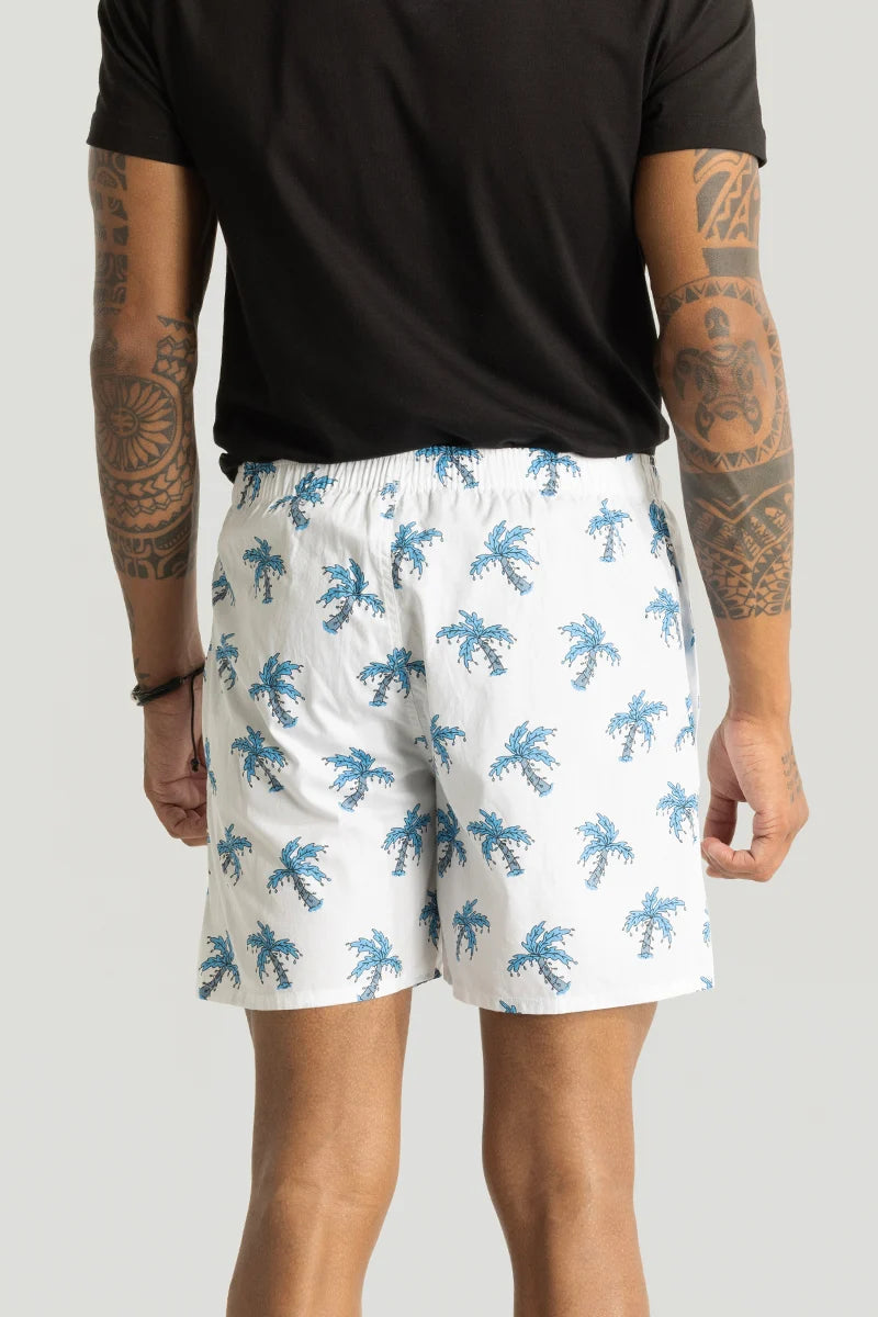 Cocotree White Printed Boxers