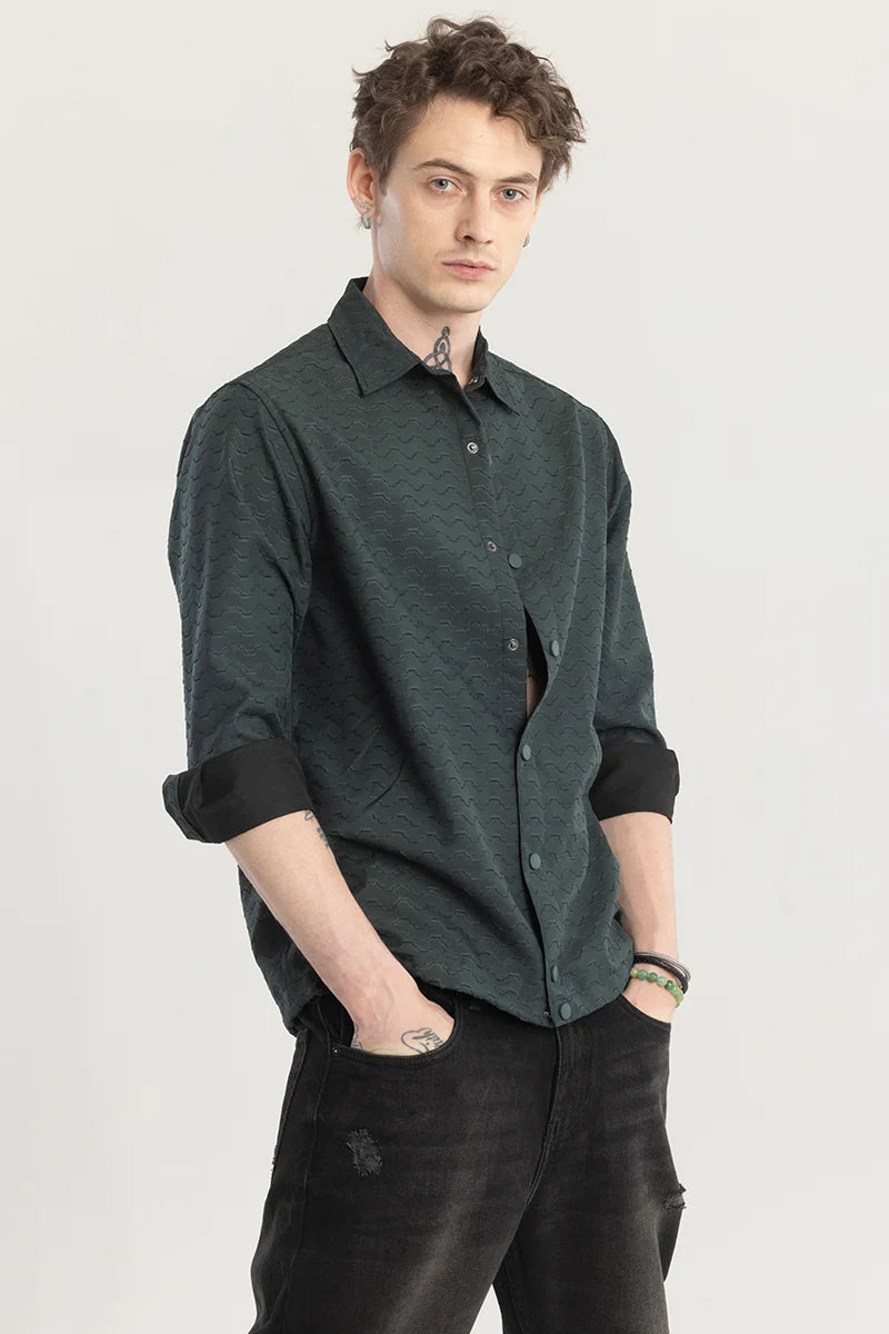 Wavique Green Shirt