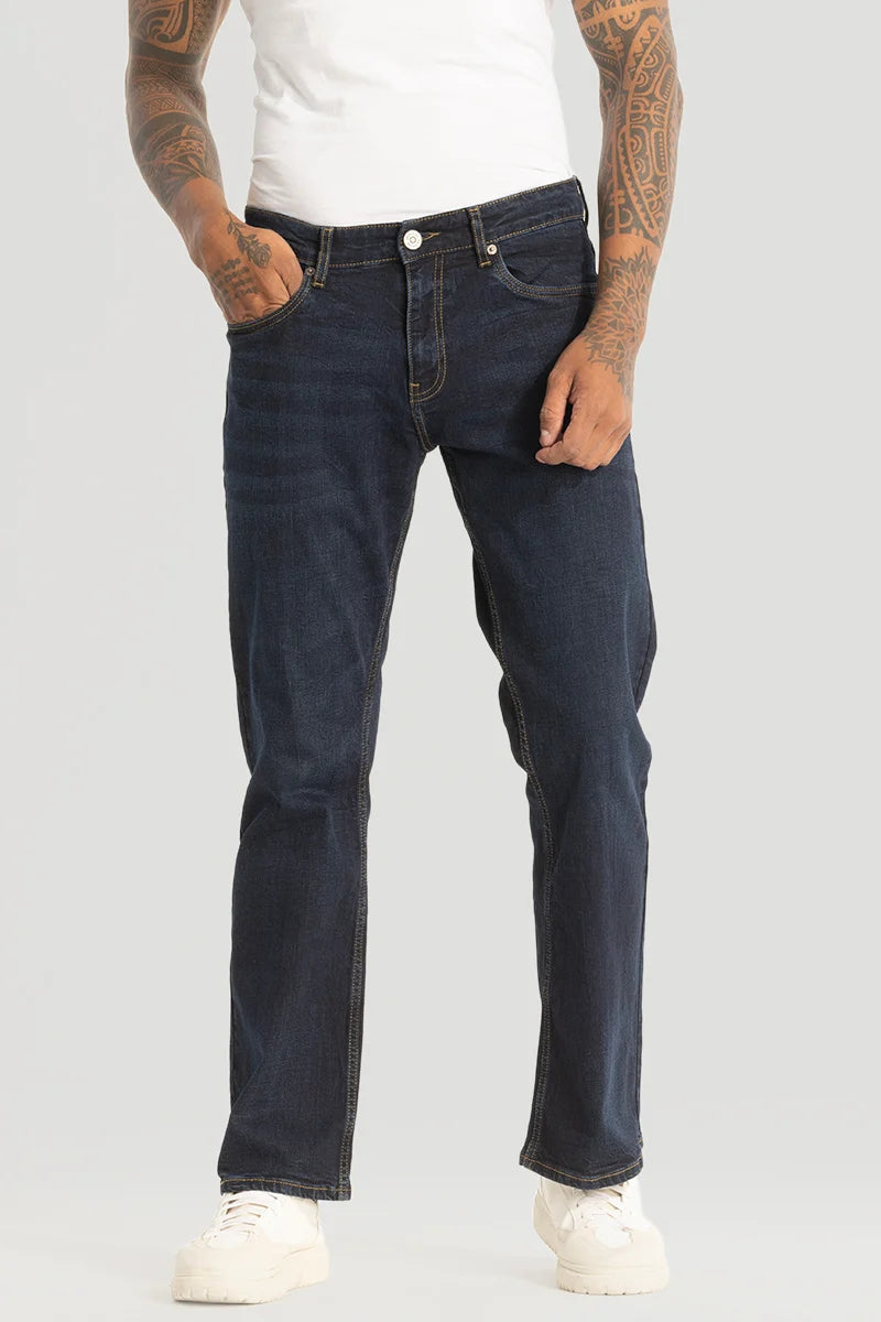 Navy Bootcut Jeans