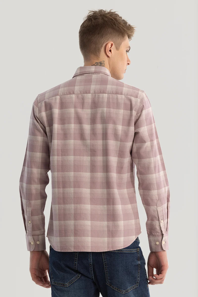 Pink Checks Oxford Shirt