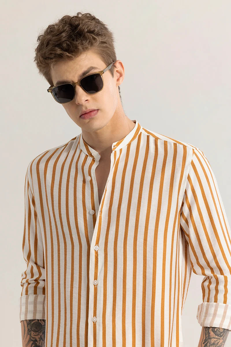 Nautistripe Mustard Stripe Shirt