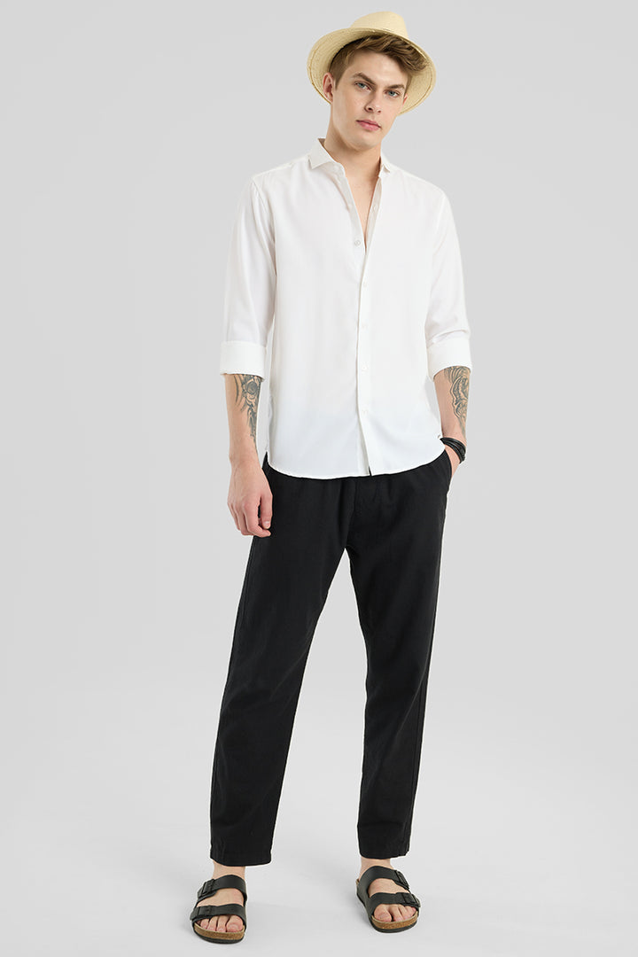 White French Collar Shirt