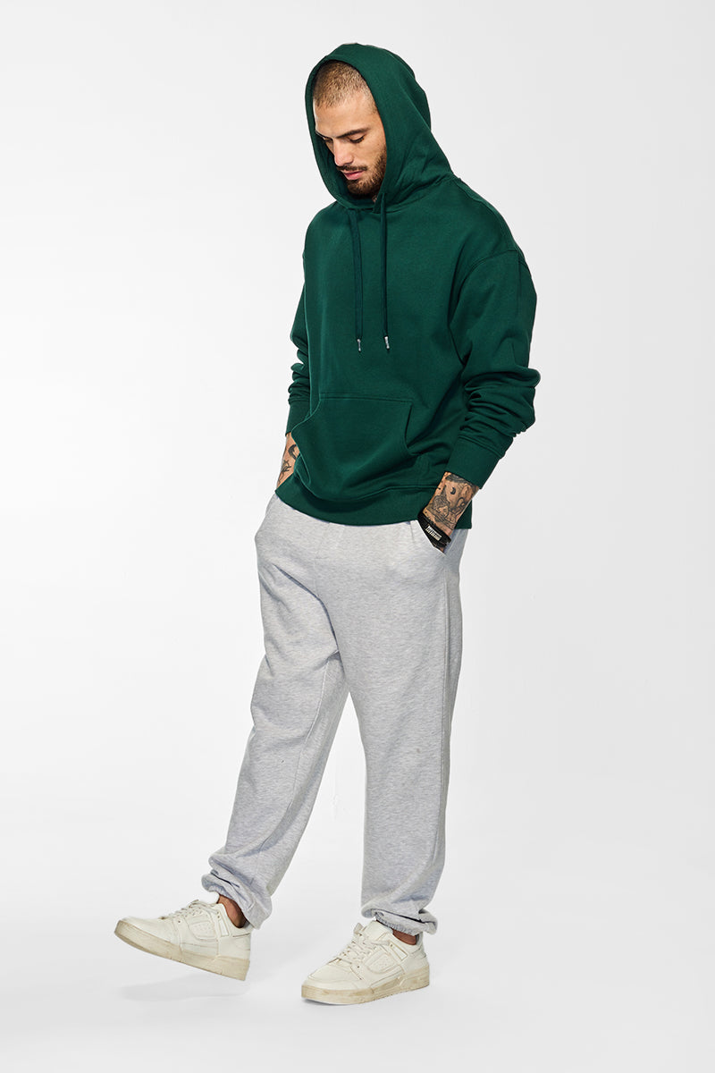 Core Lab Dark Green Solid Hoodie