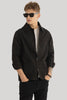 Keystone Black Solid Overshirt