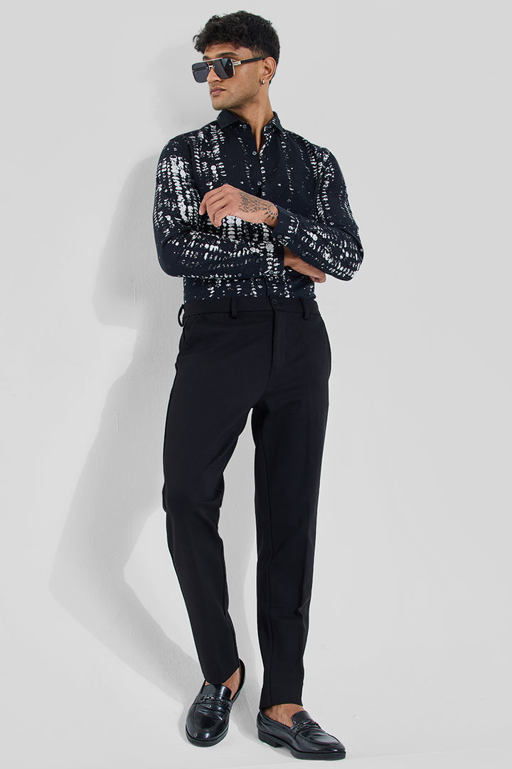 Black Slim Fit Trousers