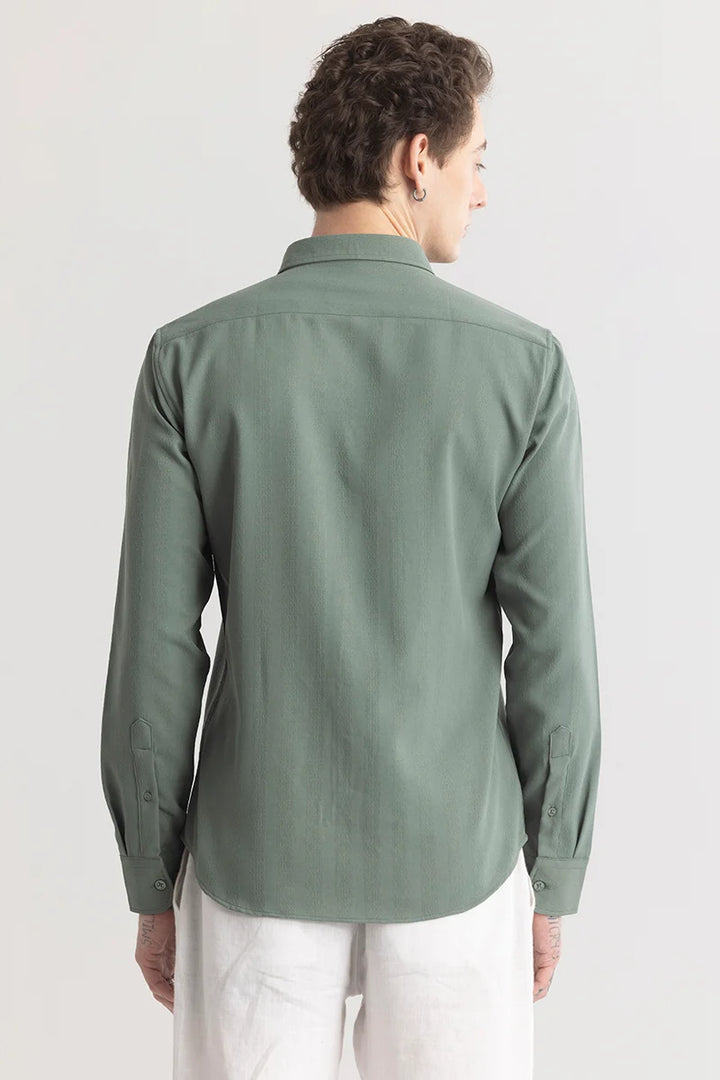 FlexiForm Olive Textured Shirt