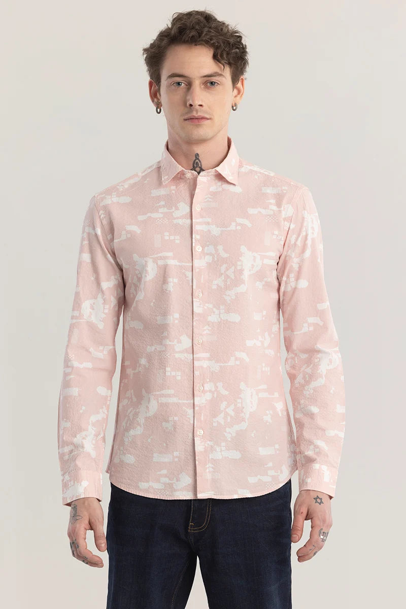 Pixelique Pink Shirt