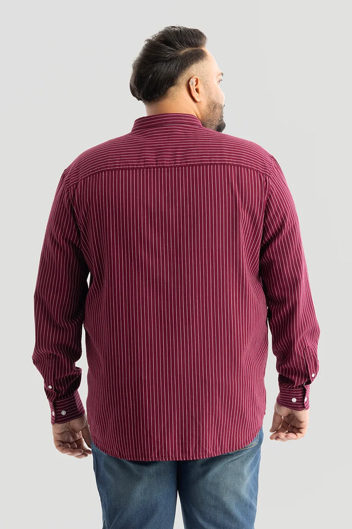 Lining Maroon Stripes Shirts