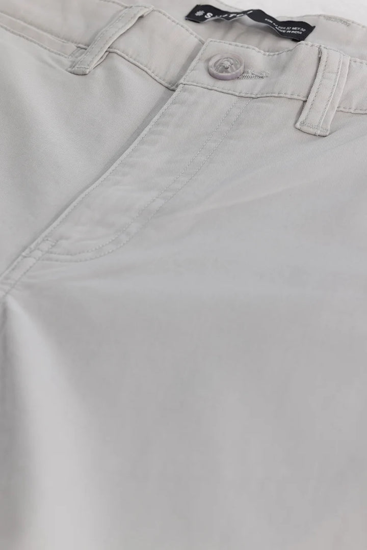 Light Grey Slim Fit Chinos