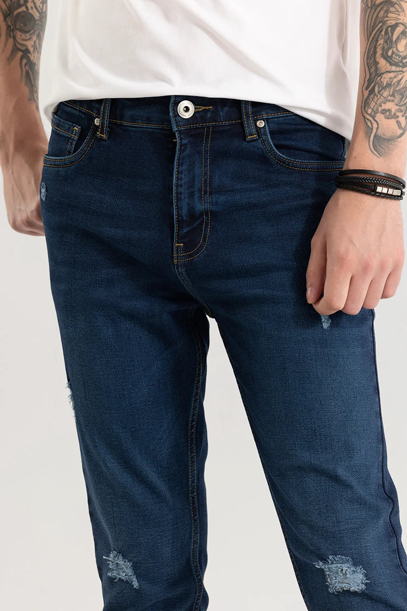 Denity Slim Fit Denim Blue Jeans