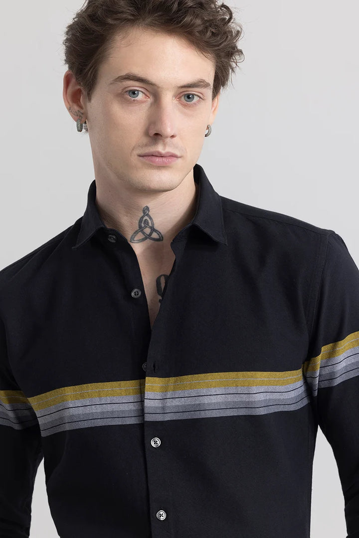 Stripelush Black Stripe Shirt