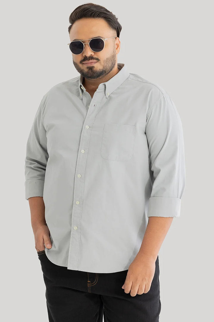 Lucia Light Grey Plain Shirts