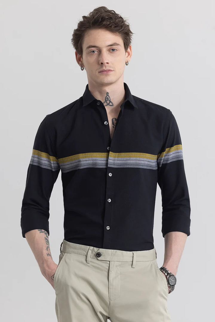 Stripelush Black Stripe Shirt