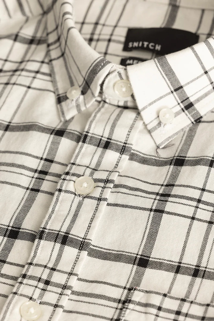 White Checks Oxford Shirt