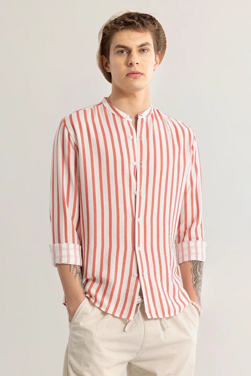 Nautistripe Pink Stripe Shirt