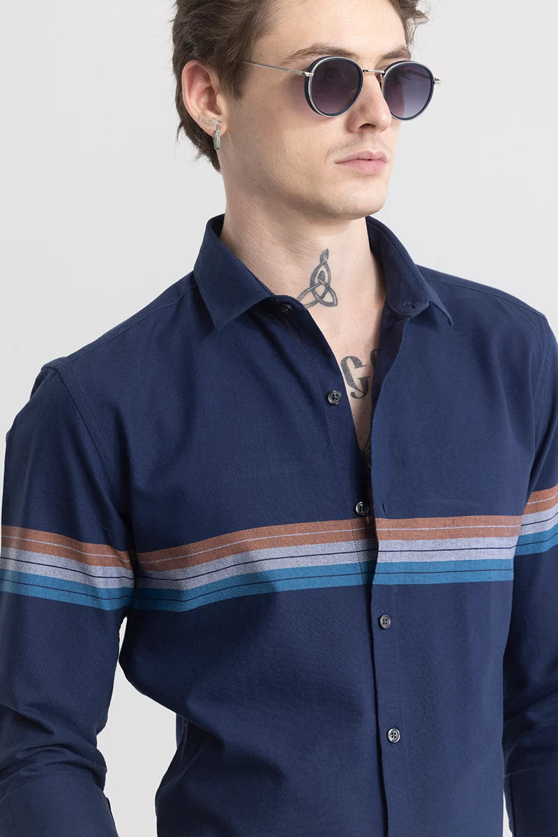 Stripelush Navy Stripe Shirt