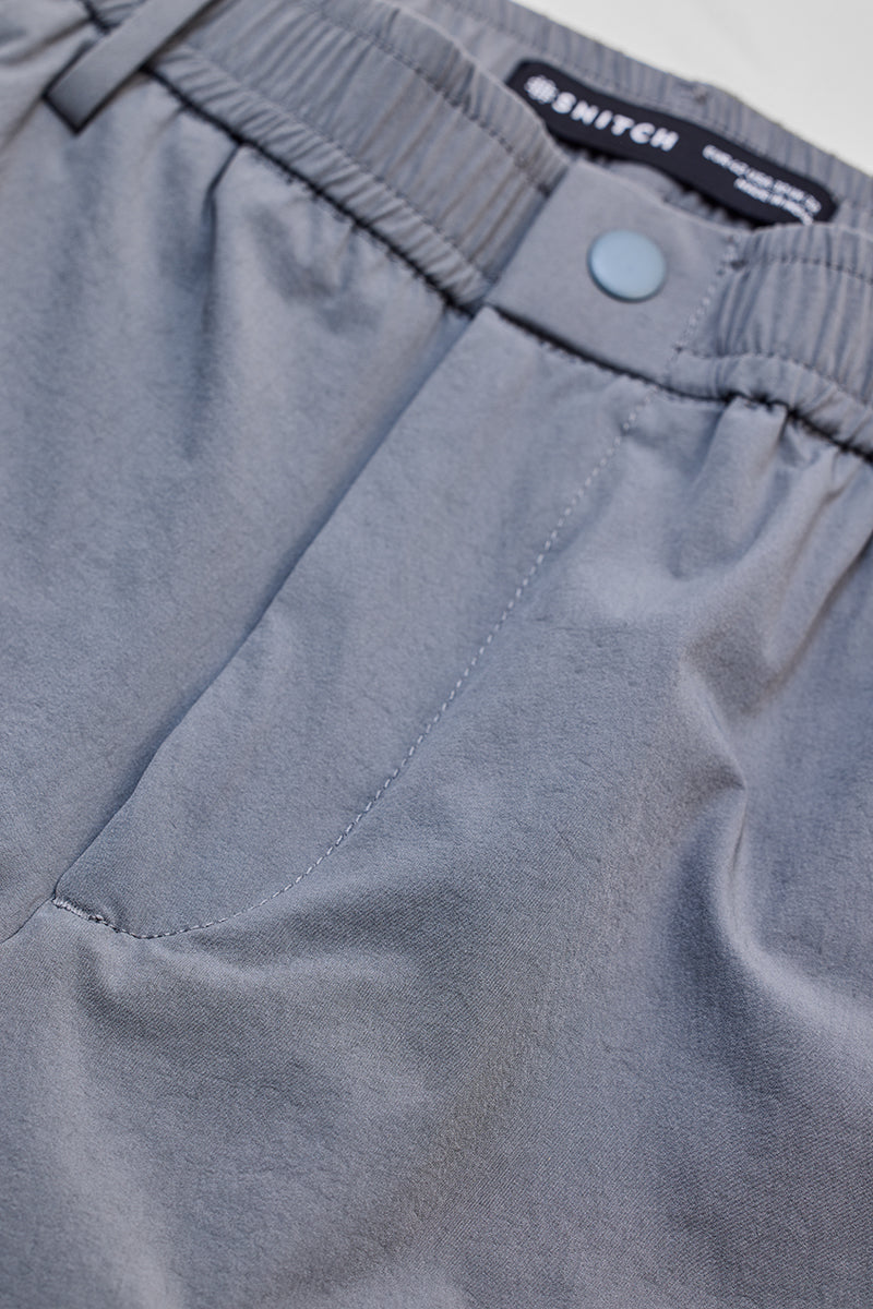 Light Grey Regular Fit Stretch Chinos