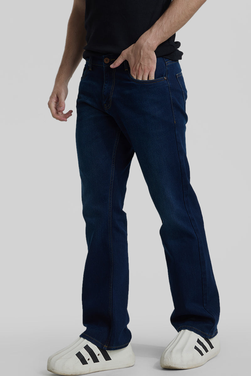 Navy Bootcut Jeans