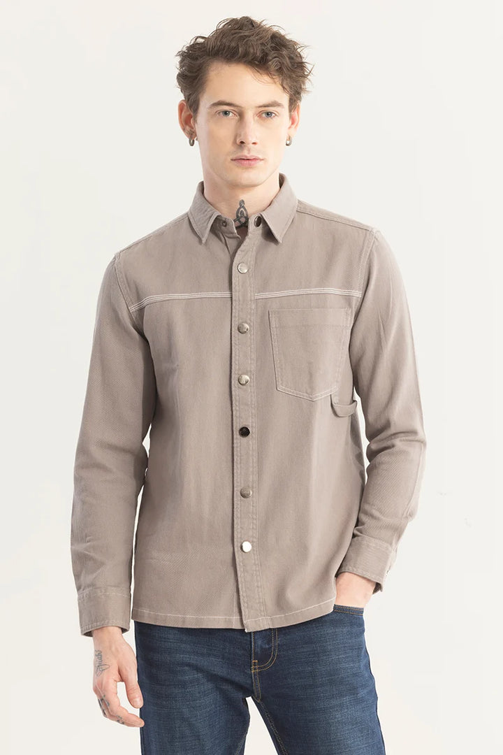 Denimite Beige Shirt