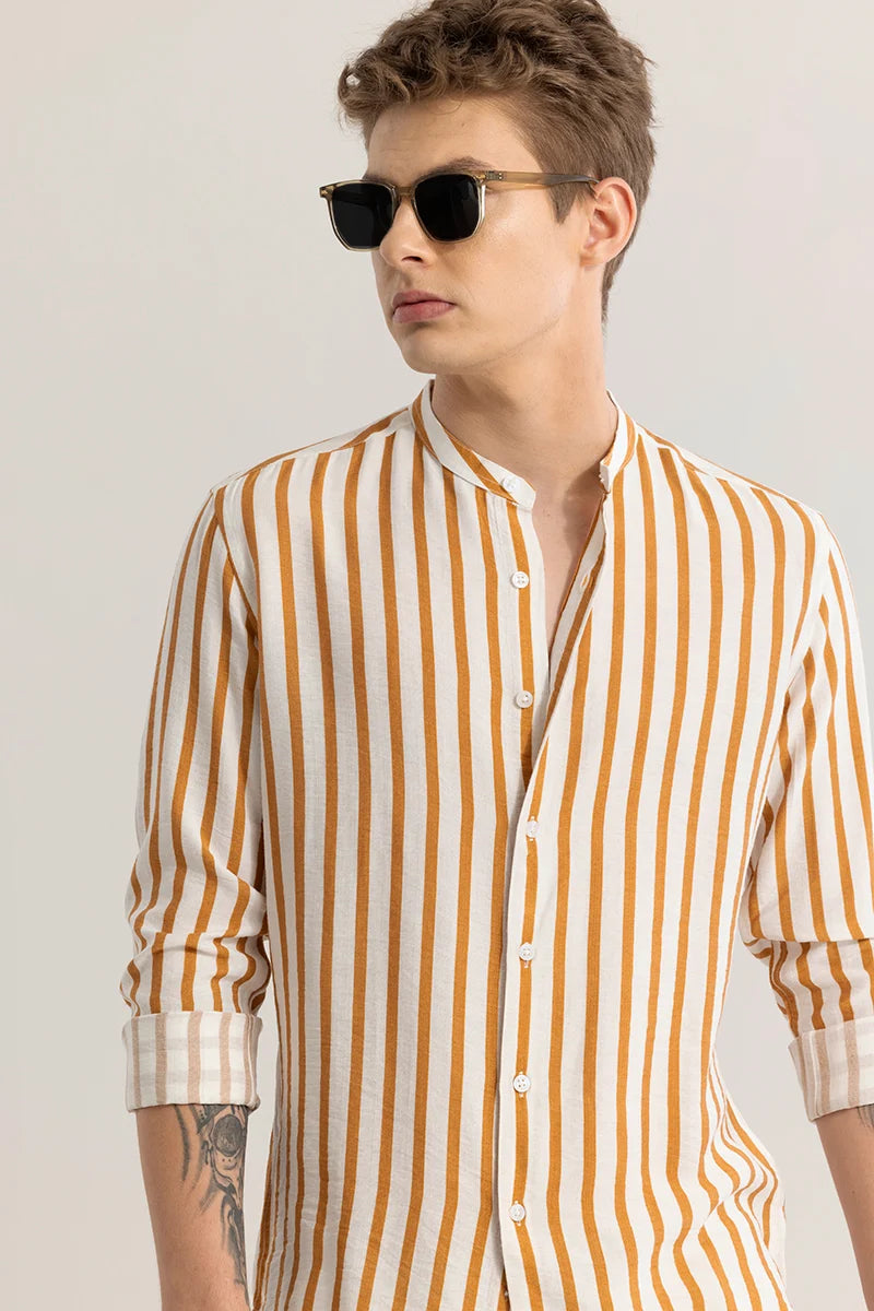 Nautistripe Mustard Stripe Shirt