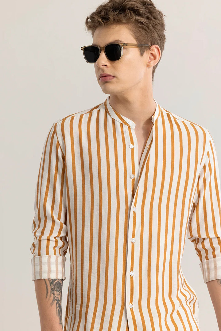 Nautistripe Mustard Stripe Shirt