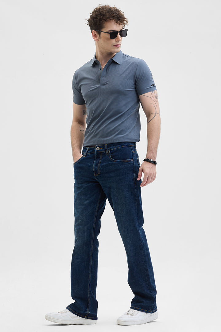 Navy Bootcut Jeans