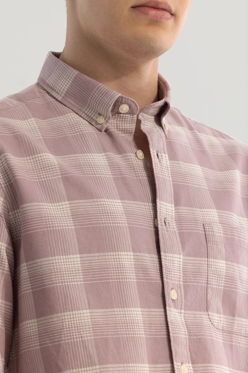 Pink Checks Oxford Shirt