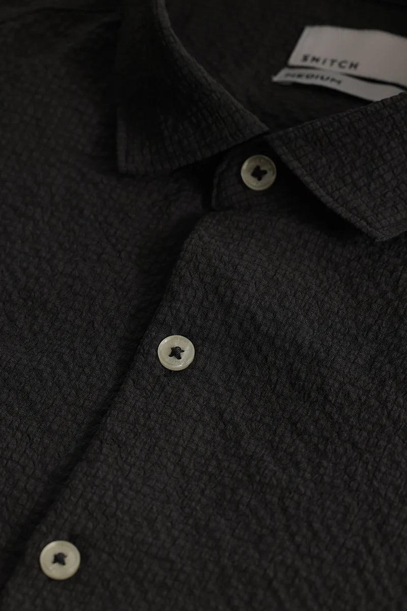 FlexiGarb Textured Grey Shirt