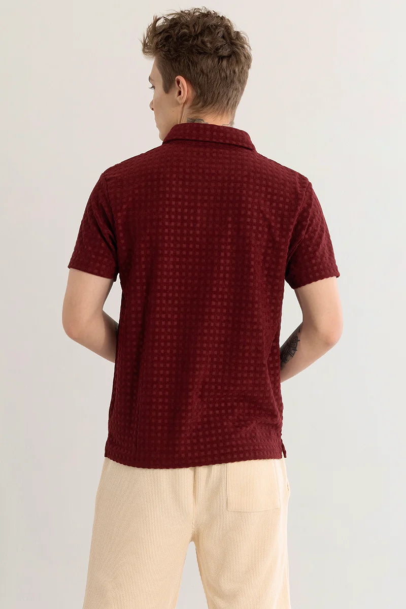 Eloquent Maroon Polo T-Shirt