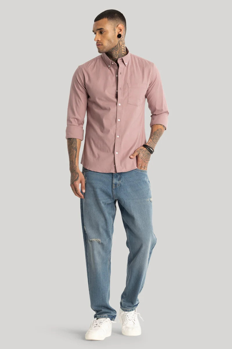 Mauve Oxford Shirt