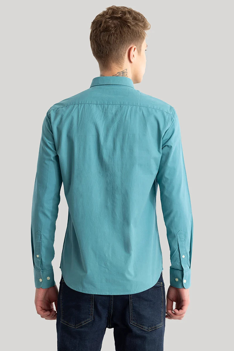 Teal Oxford Shirt