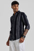 Black Stripes Slim Fit Shirt