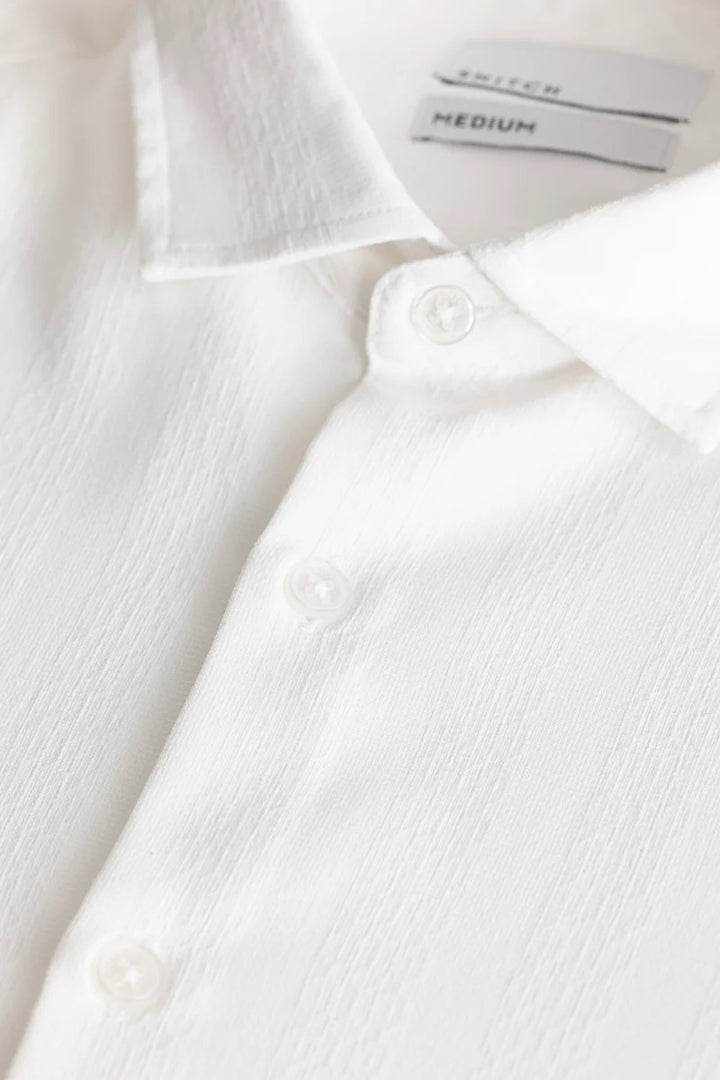 FlexiForm White Textured Shirt