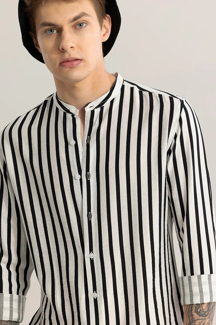 Nautistripe Black Stripe Shirt