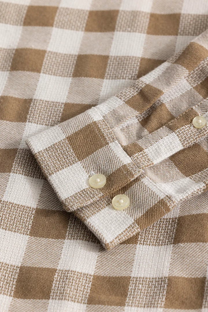 Plaiddora Beige Check Shirt