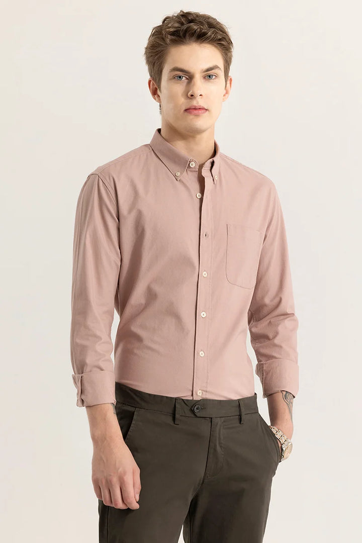 Shirtolo Plain Pink Shirt