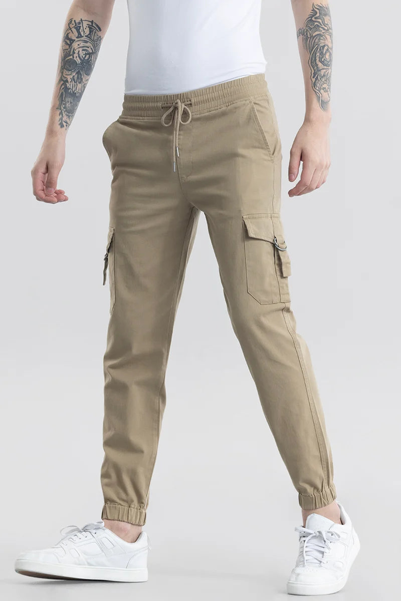 Noemi Khaki Cargo Pant