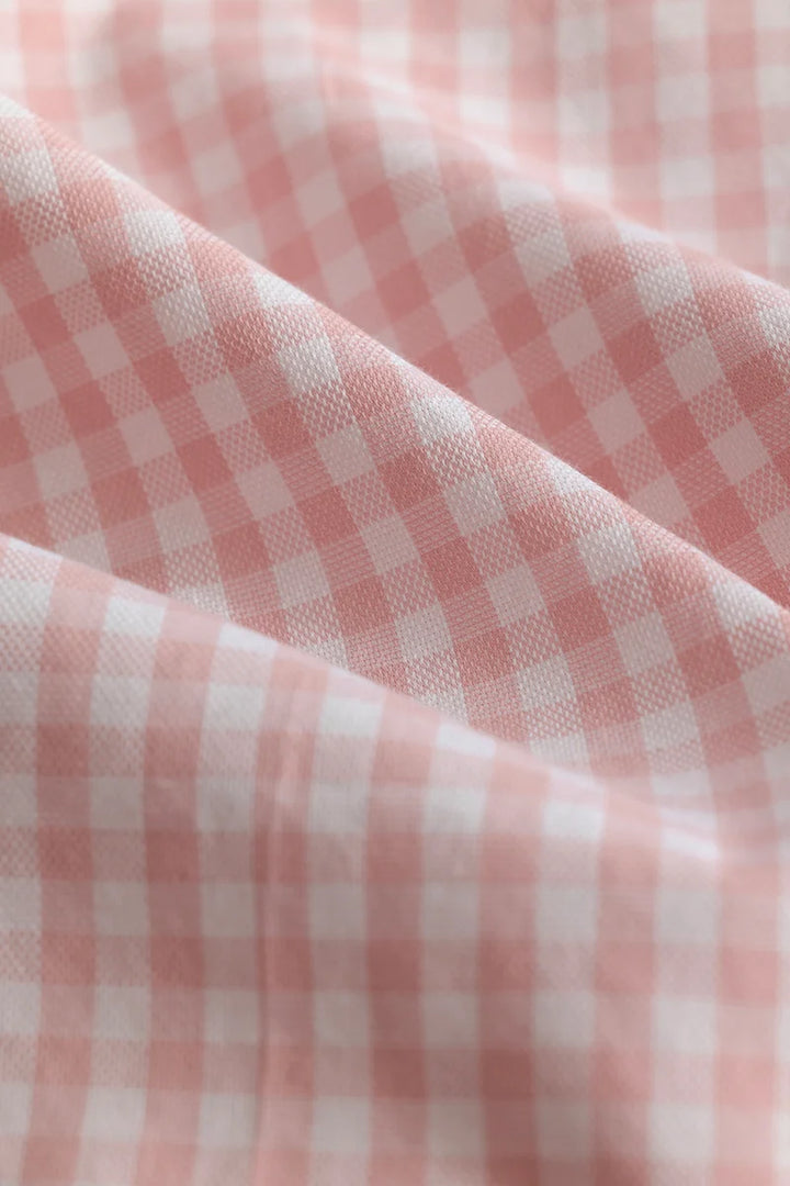 Ingvar Light Pink Checks Shirts