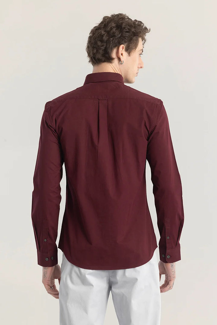 Shirtique Maroon Shirt